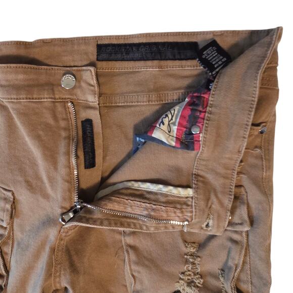 Rockstar Original Kap Tan Cargo Jeans Men's size 40 - Picture 4 of 12